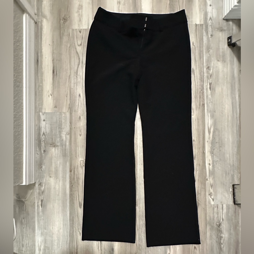 LOFT Marisa Black Dress Pants Size 6 Straight Leg Career Work Trousers